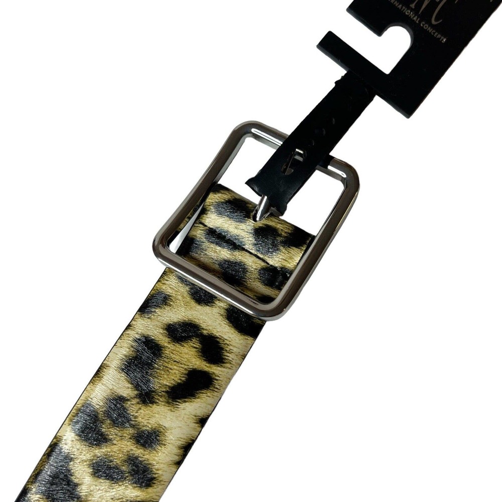 INC International Concepts Animal Print Belt New Size Medium‎ - Picture 2 of 4